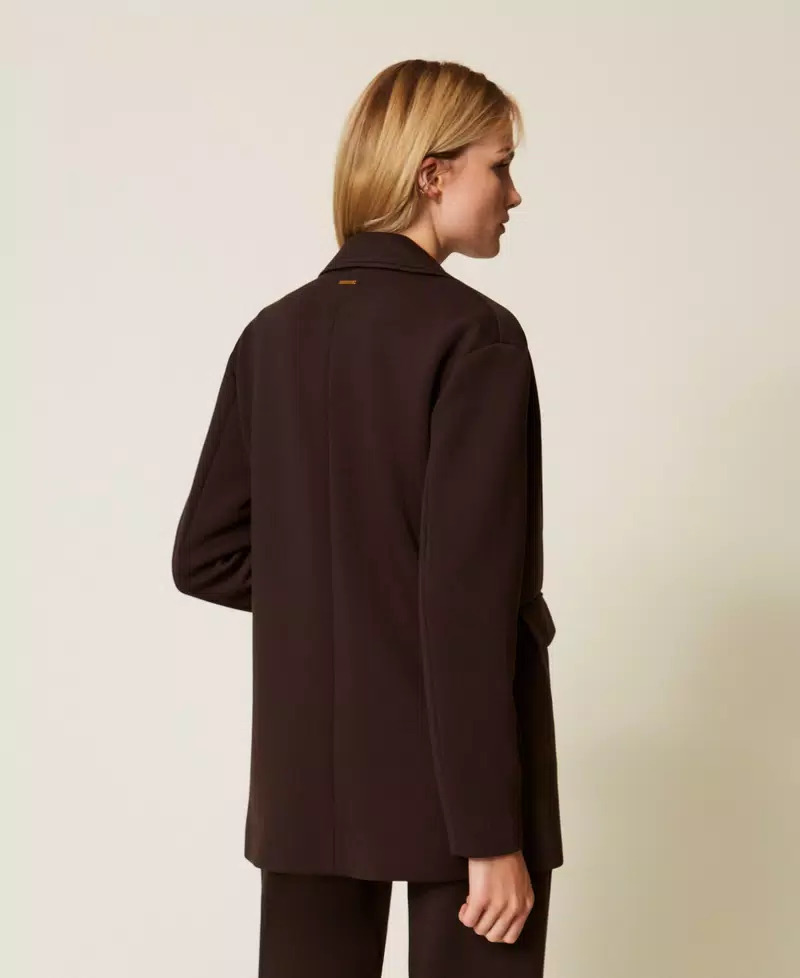 Chaqueta oversize de tejido scuba - Imagen 2