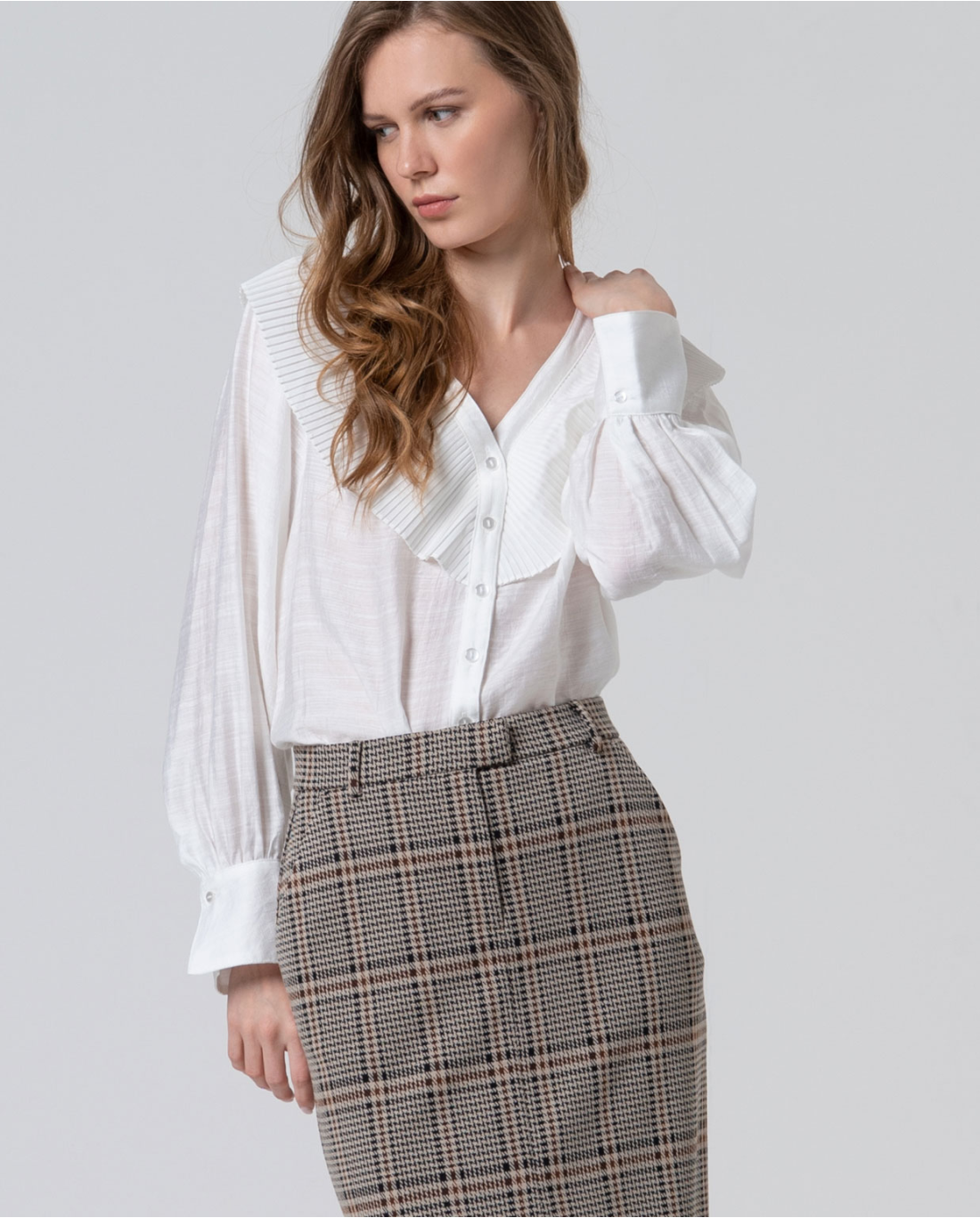 Falda elástica con abertura - Imagen 3