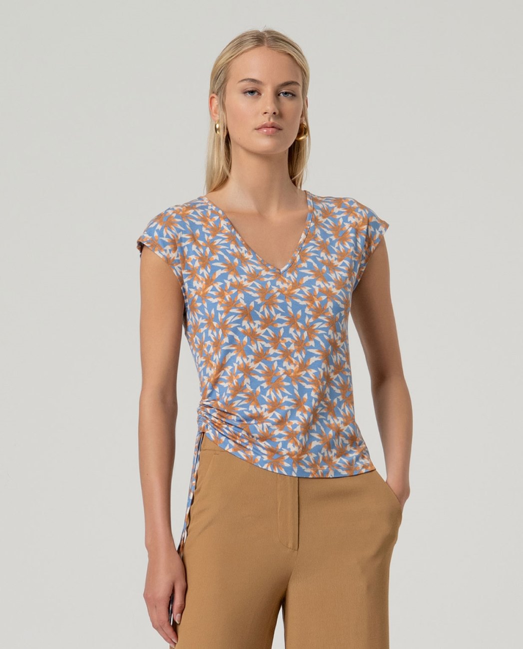 Camiseta estampado floral - Imagen 3