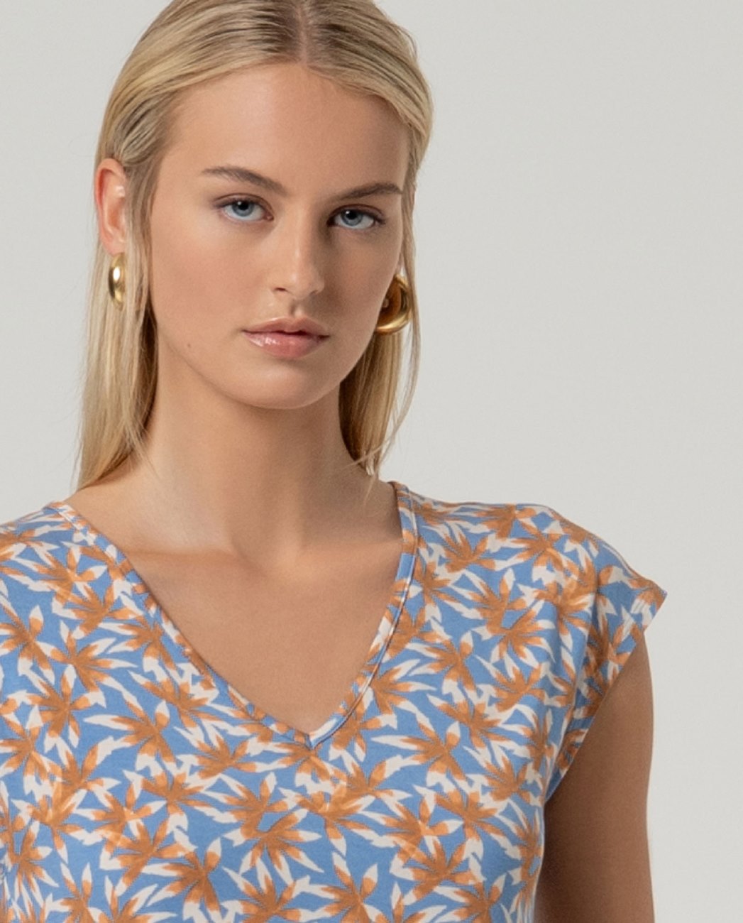 Camiseta estampado floral - Imagen 4