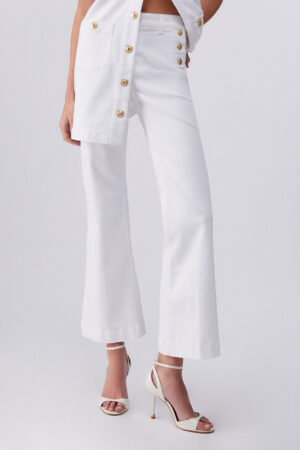 Vaquero tiro alto con botones dorados