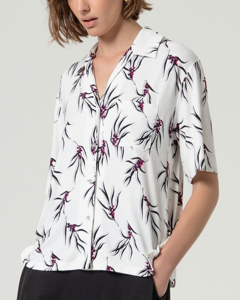 Camisa cuello smoking