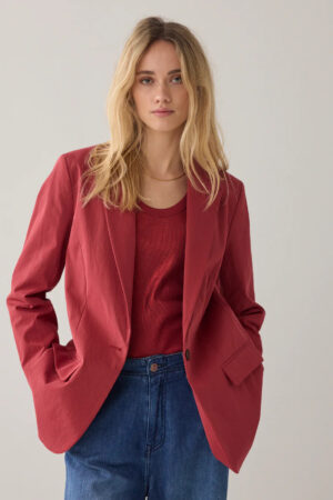 Blazer mezcla de algodón