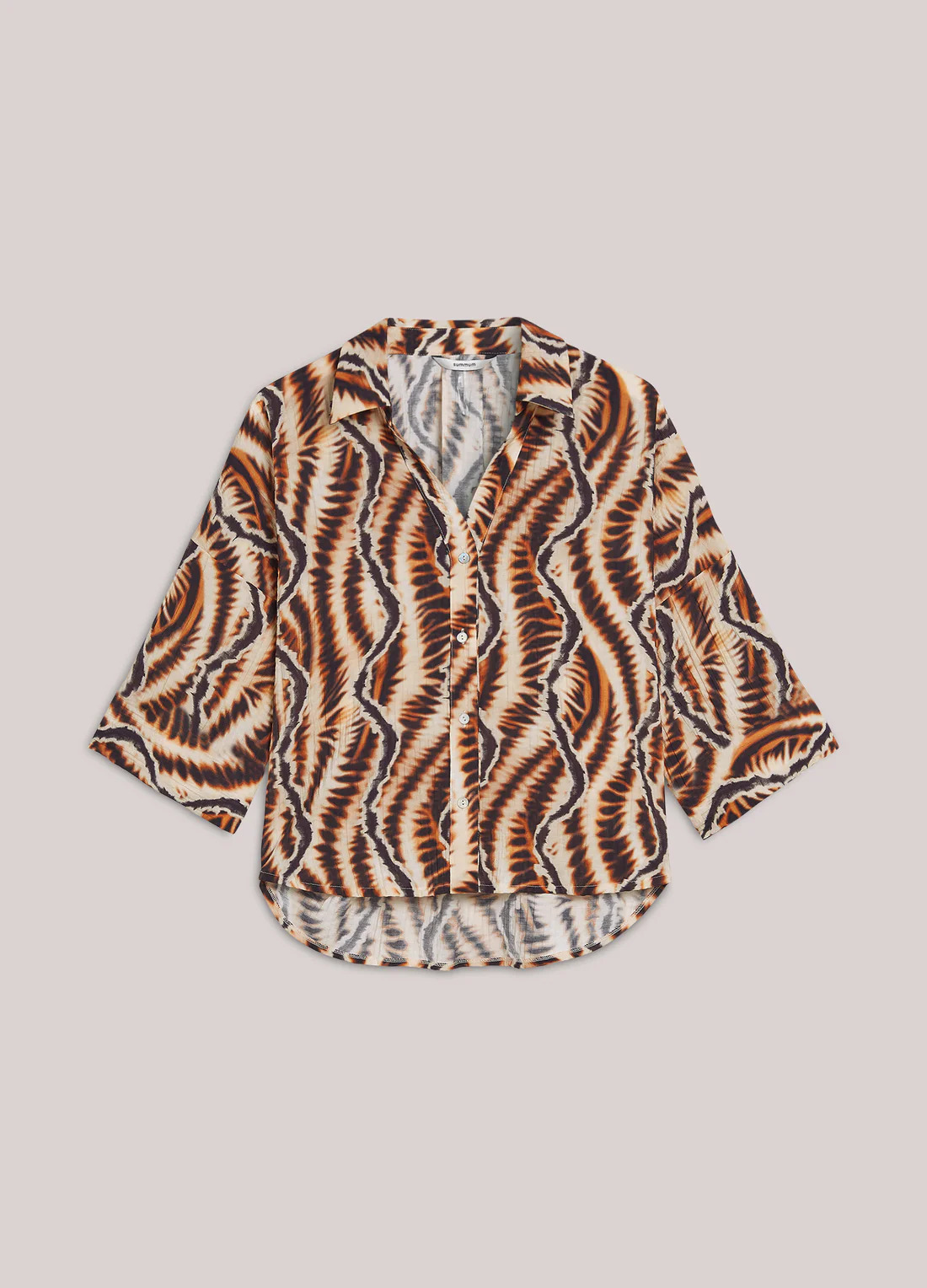 Blusa safari de mezcla de viscosa - Imagen 4