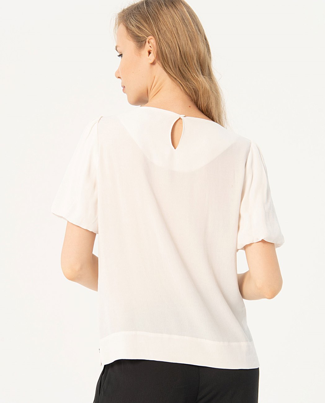 Blusa mangas abullonadas - Imagen 3