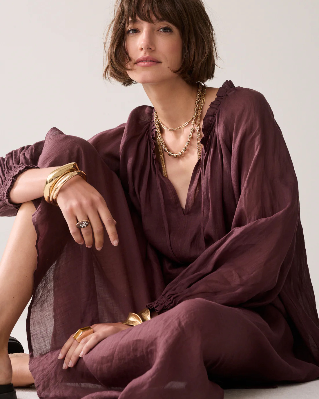 Vestido de ramio ligero - Imagen 4
