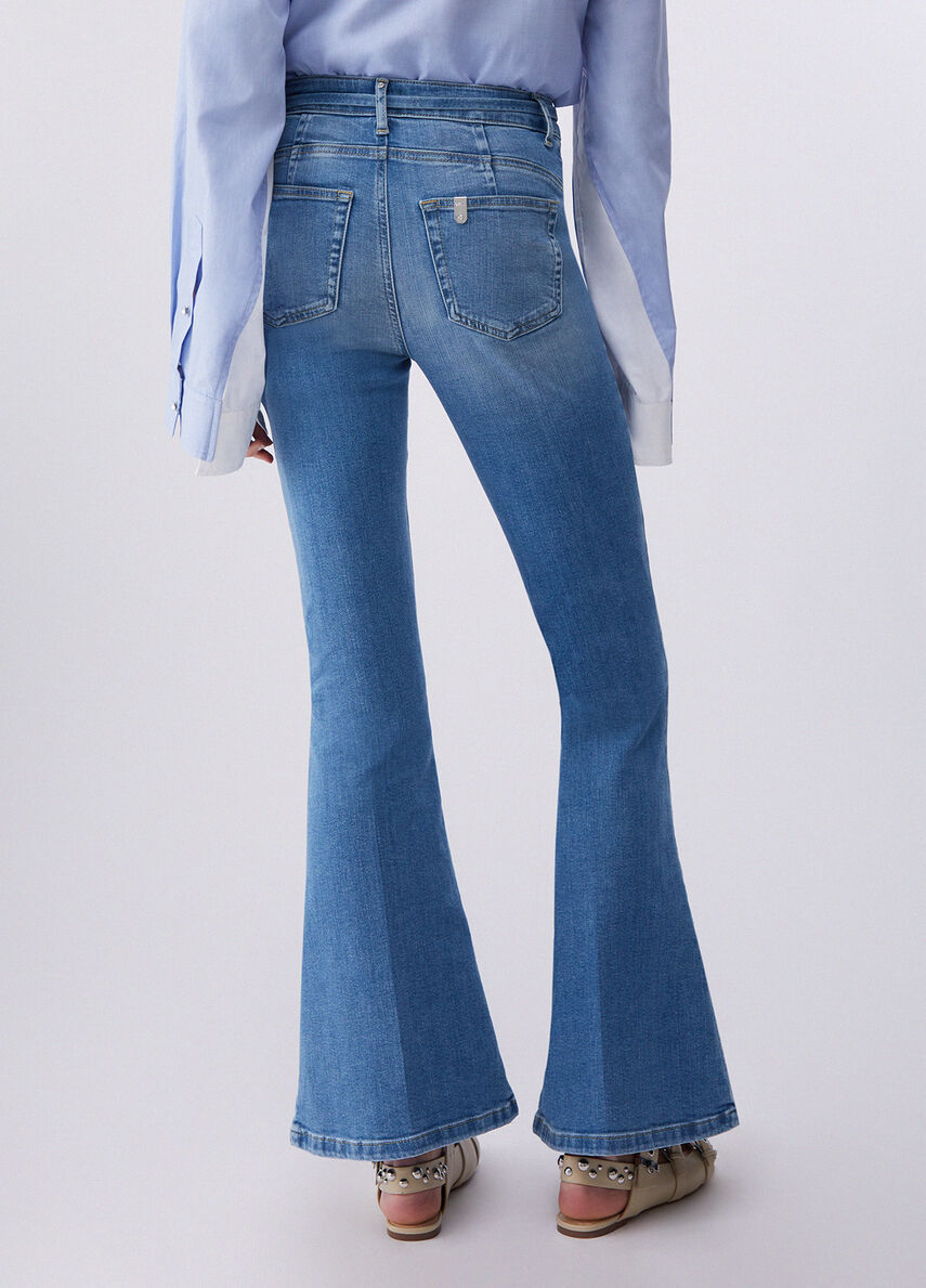 Vaqueros bootcut de talle alto - Imagen 2