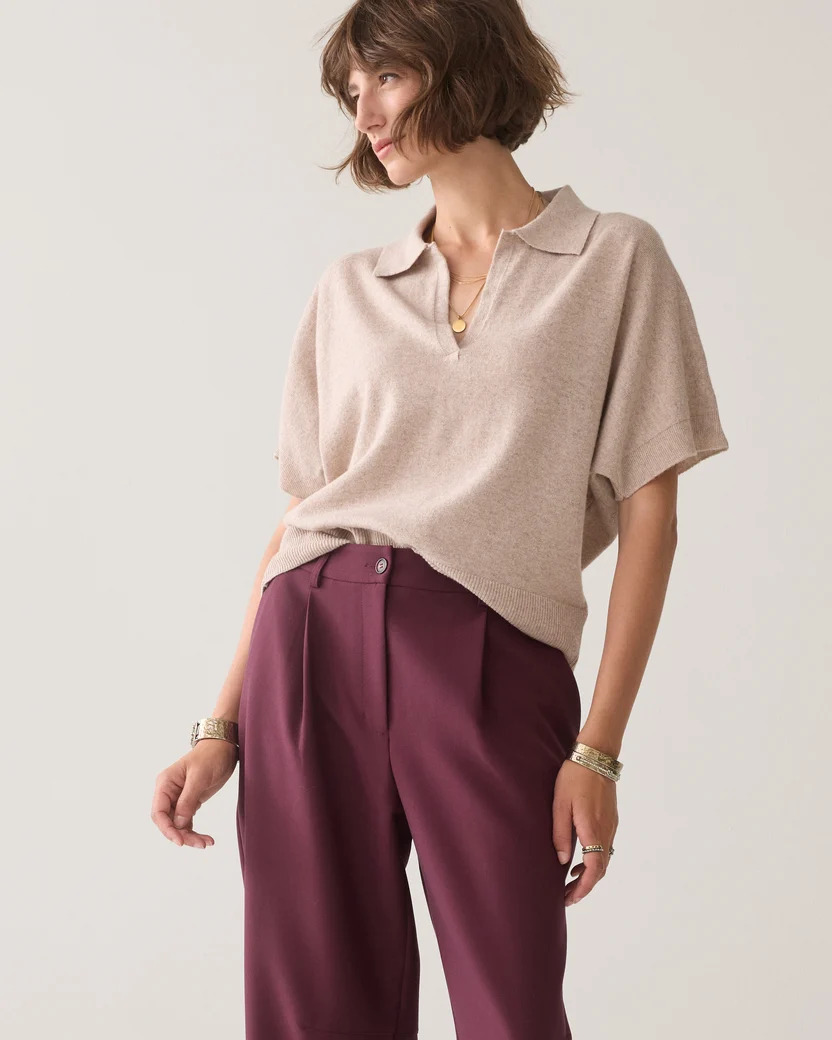Pantalones tejido efecto espuma - Imagen 4