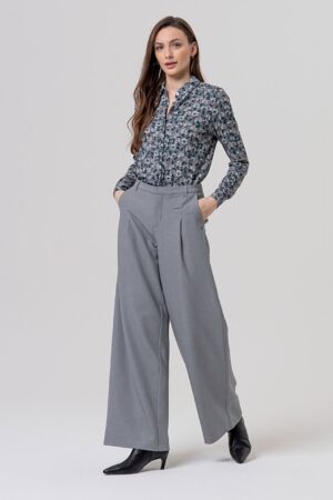 Pantalón ancho de tiro alto