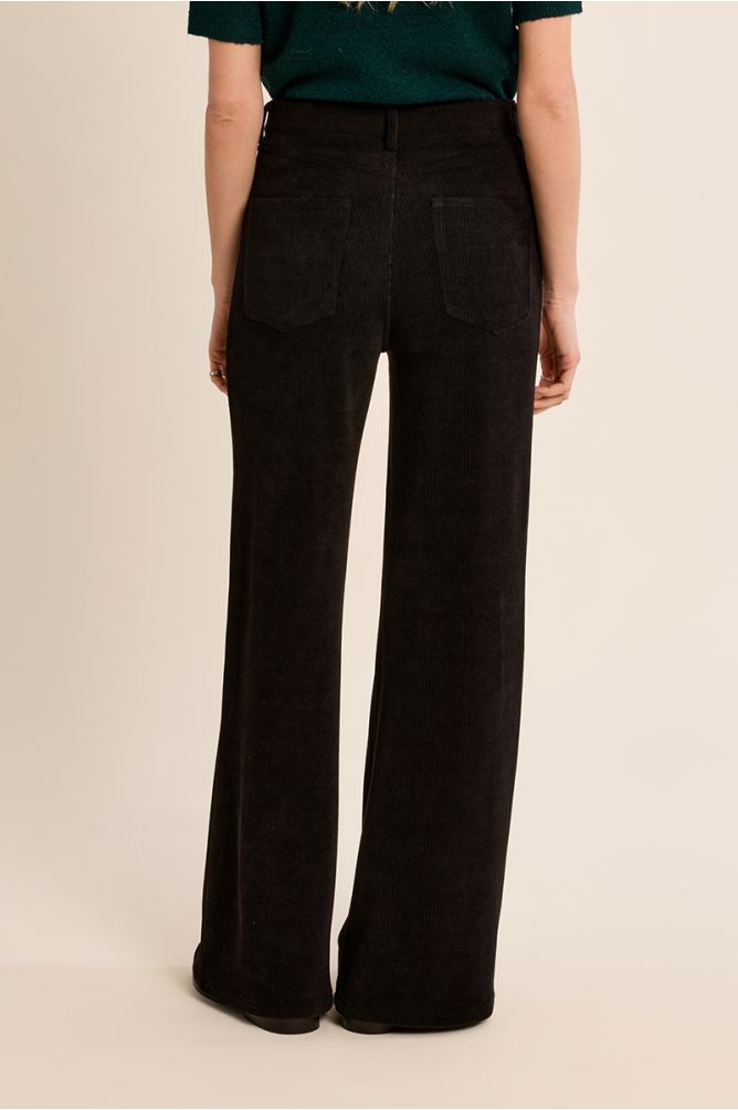 Pantalón de antelina largo acampanado - Imagen 4