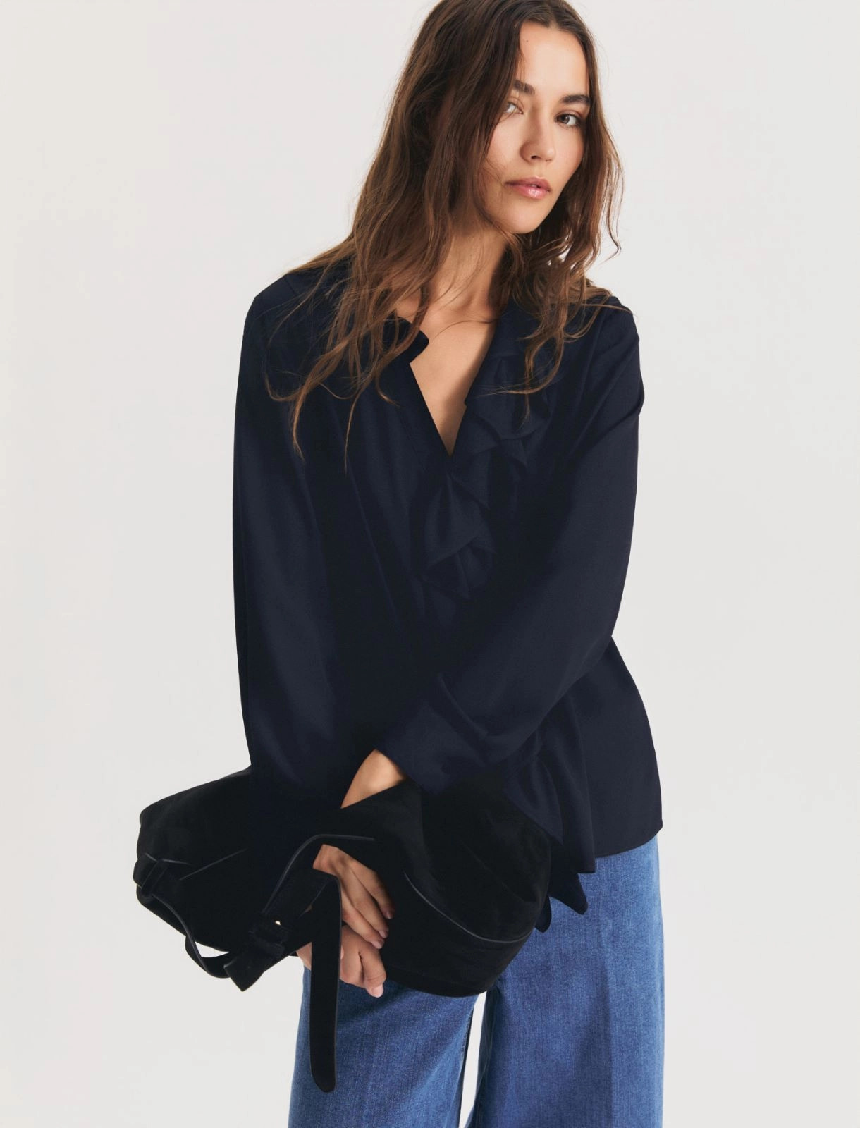 Camisa con volantes