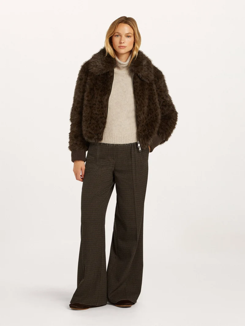 Chaqueta corta estampado animal - Imagen 4