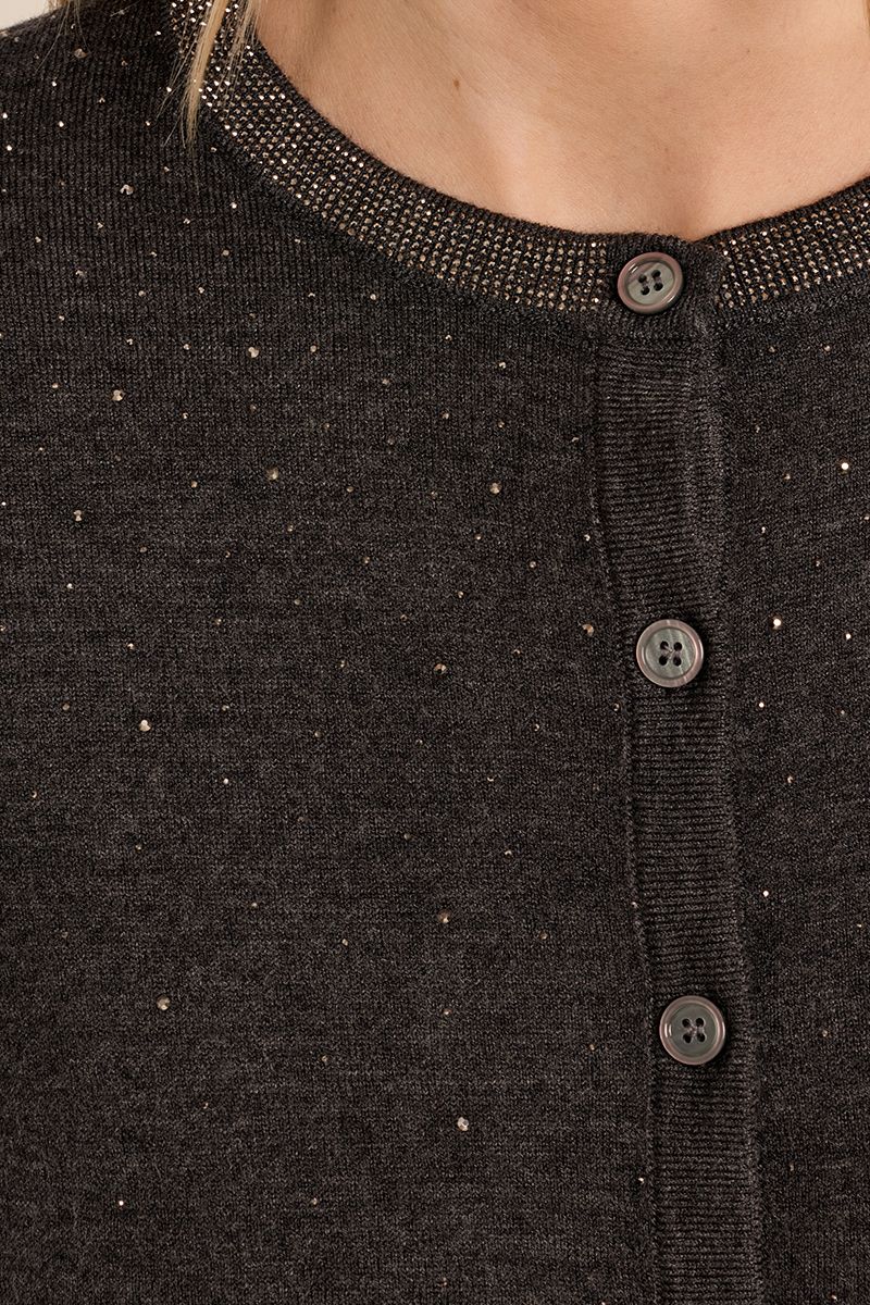 Cardigan detalle abalorios - Imagen 2