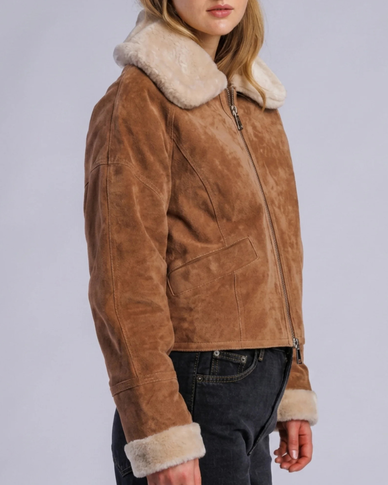 Chaqueta de piel 'Lona' - Imagen 4
