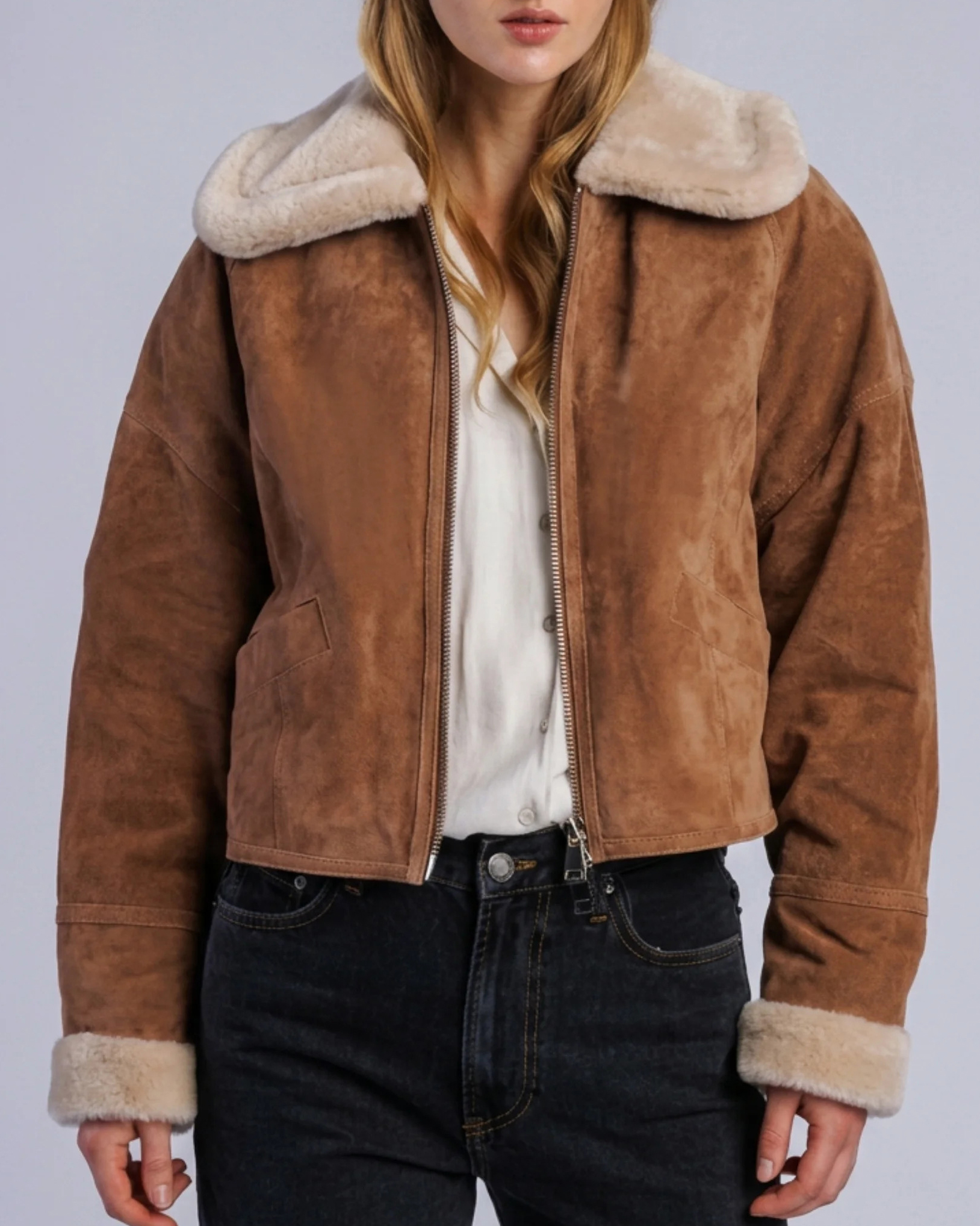 Chaqueta de piel 'Lona'